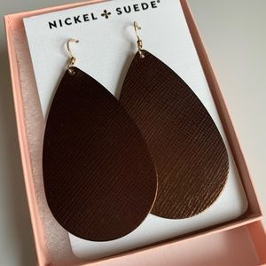 NICKEL AND SUEDE Earrings